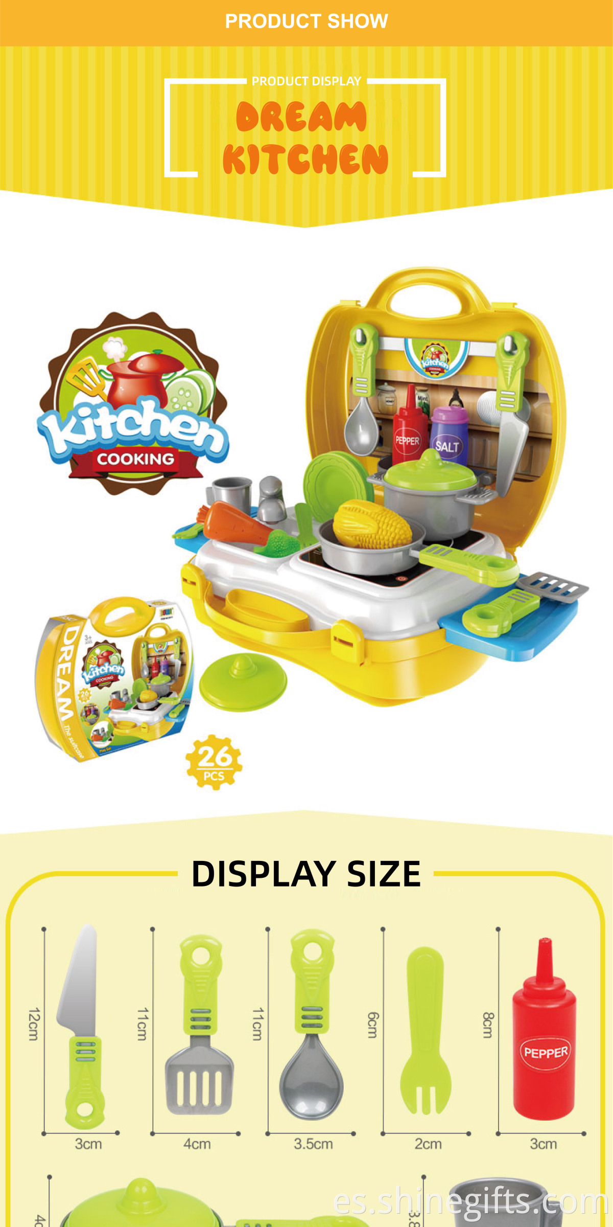 Improve children's learning ability DIY toys kitchen play set,pretend play kitchen for sale